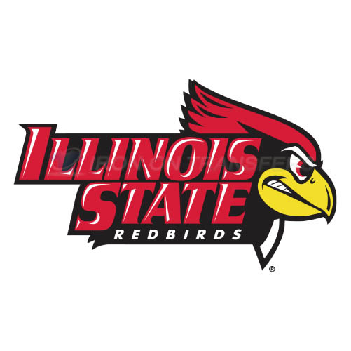 Illinois State Redbirds Logo T-shirts Iron On Transfers N4611 - Click Image to Close